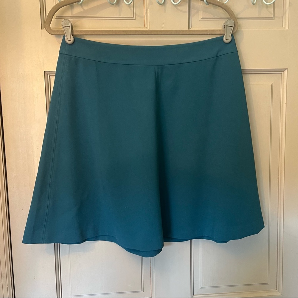 LOFT Teal A-Line Women's Skirt NWT
